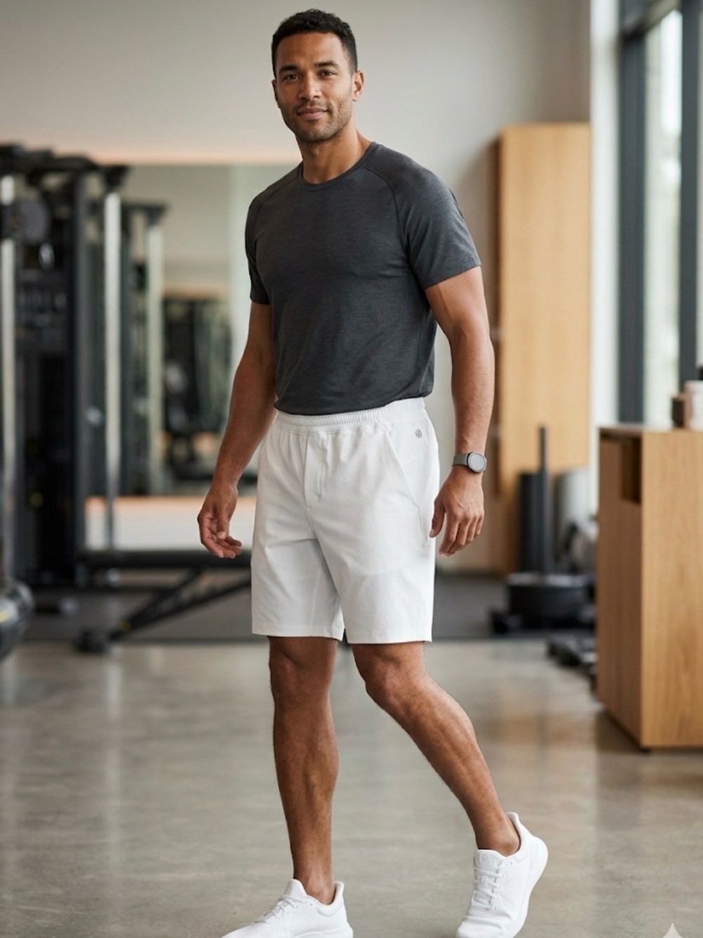 Lululemon pace breaker White Athletic Shorts - Casual Performance